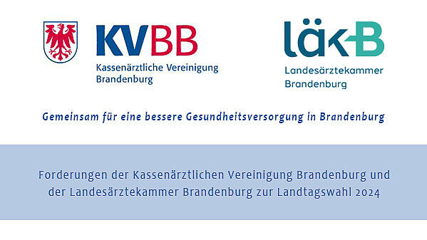 Logos der KVBB und der LÄKB | @Landesärztekammer Brandenburg